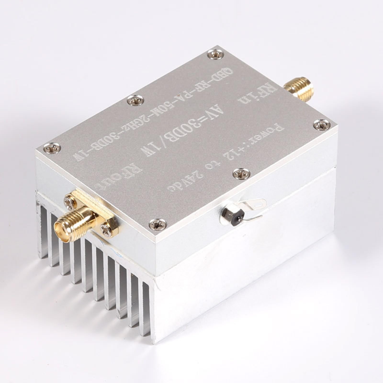 Amplificador RF lineal de banda ancha sintetizado de potencia 50M-2GHZ 1W Amplificador de señal pequeña PA de banda ancha