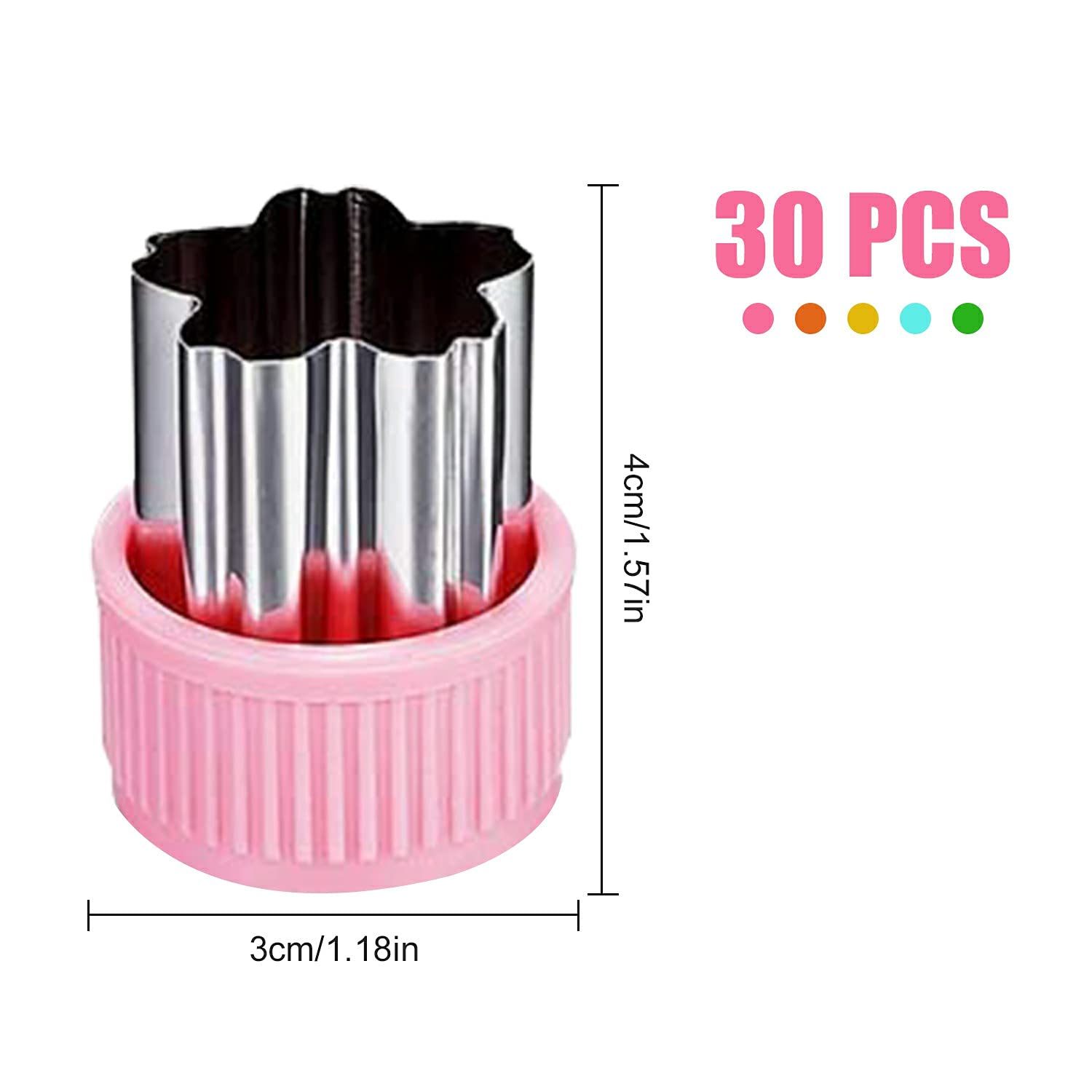Set De 25 Emporte-pièces Fruits Et Légumes Pour Enfants - Acier Inoxydable, Couteaux Et Cure-dents Inclus | Découpe Créative Cuisine Enfant - 5