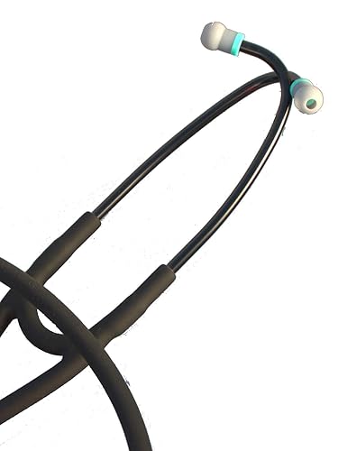 Miniatura 2 de Tubo de repuesto compatible con estetoscopios Littmann(r) MasterCardiologyI (r) y Littmann(r) Cardiology III(r) - Binaurales de 0.276 in Negro sobre