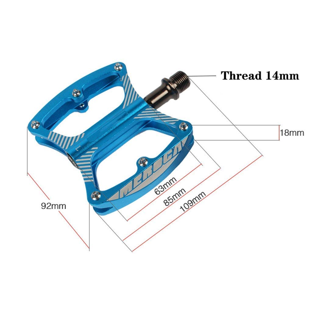 Rower 3 Palin lekkie pedały MTB, 14 mm gwint ogólny pedał rowerowy - 228 g/ para