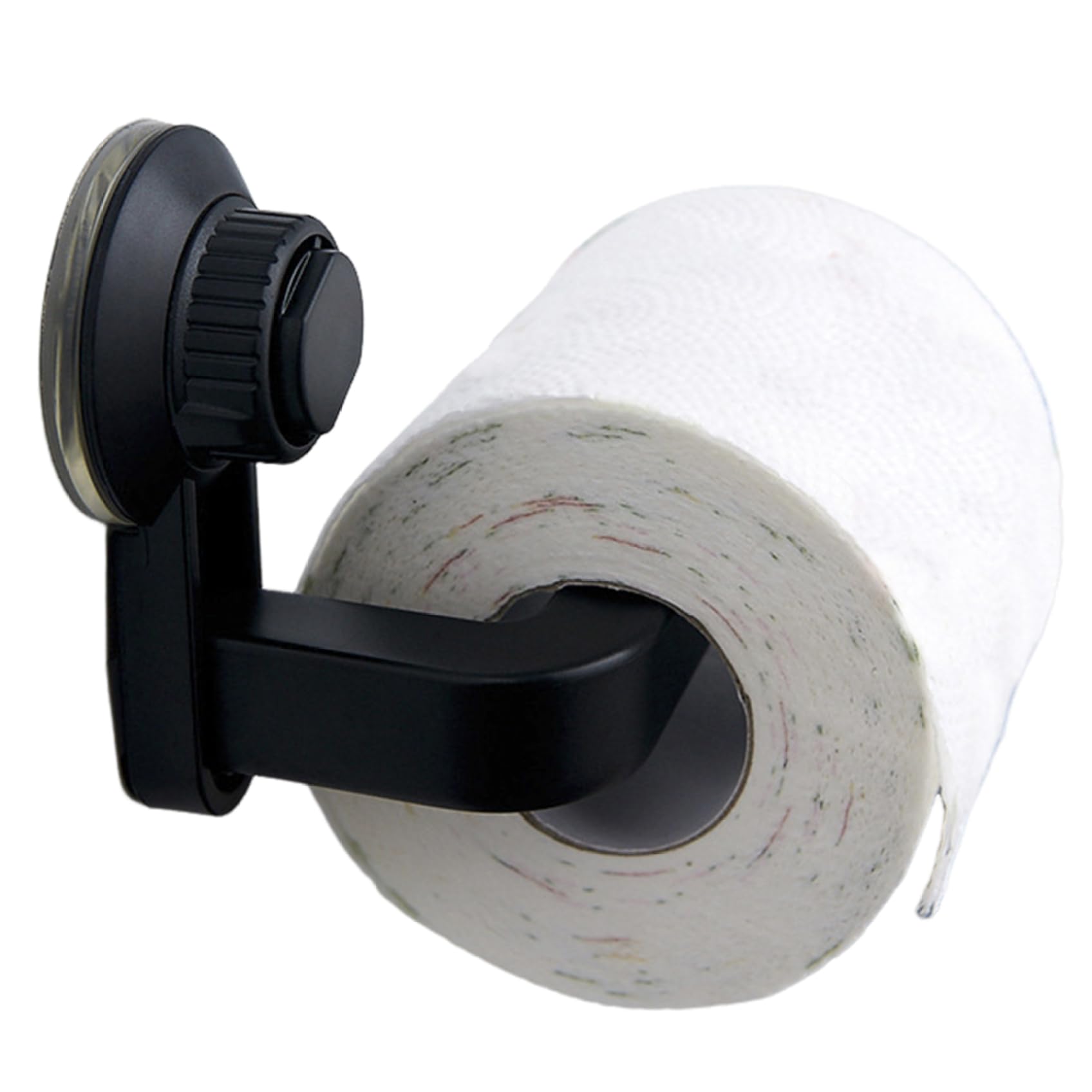 Wedhapy Wall Mounted Toilet Paper Holder Suction Cup Toilet Paper Holder, 6x3x4 Wall-Mounted, Rustproof & Multifunctional