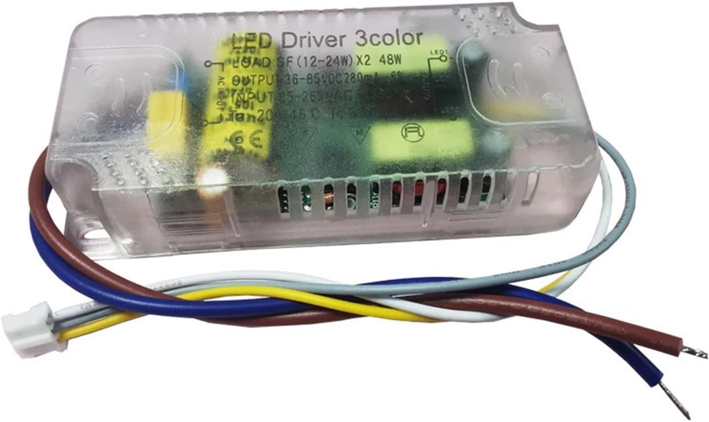 LED Remote Control dimming Color Temperature Adjustment Non-Isolated Drive Power Supply no Flicker(40-60W*4)