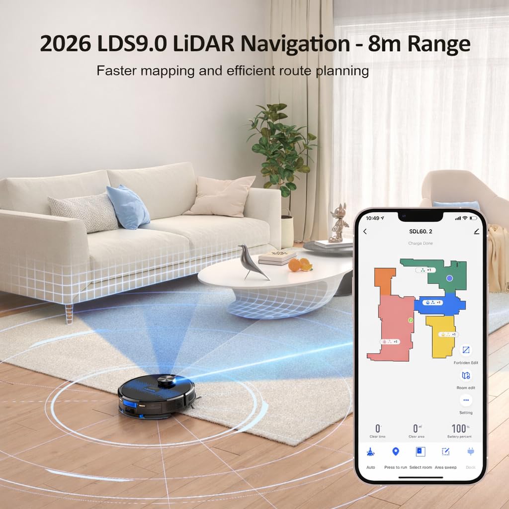 Amazon.com - Lubluelu Robot Vacuum Self Emptying,Hands-Free Up to