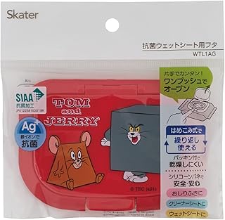 Skater 斯凯达 湿布用盖 湿巾 手巾 擦手巾 盖 汤姆&老鼠 WTL1AG-A