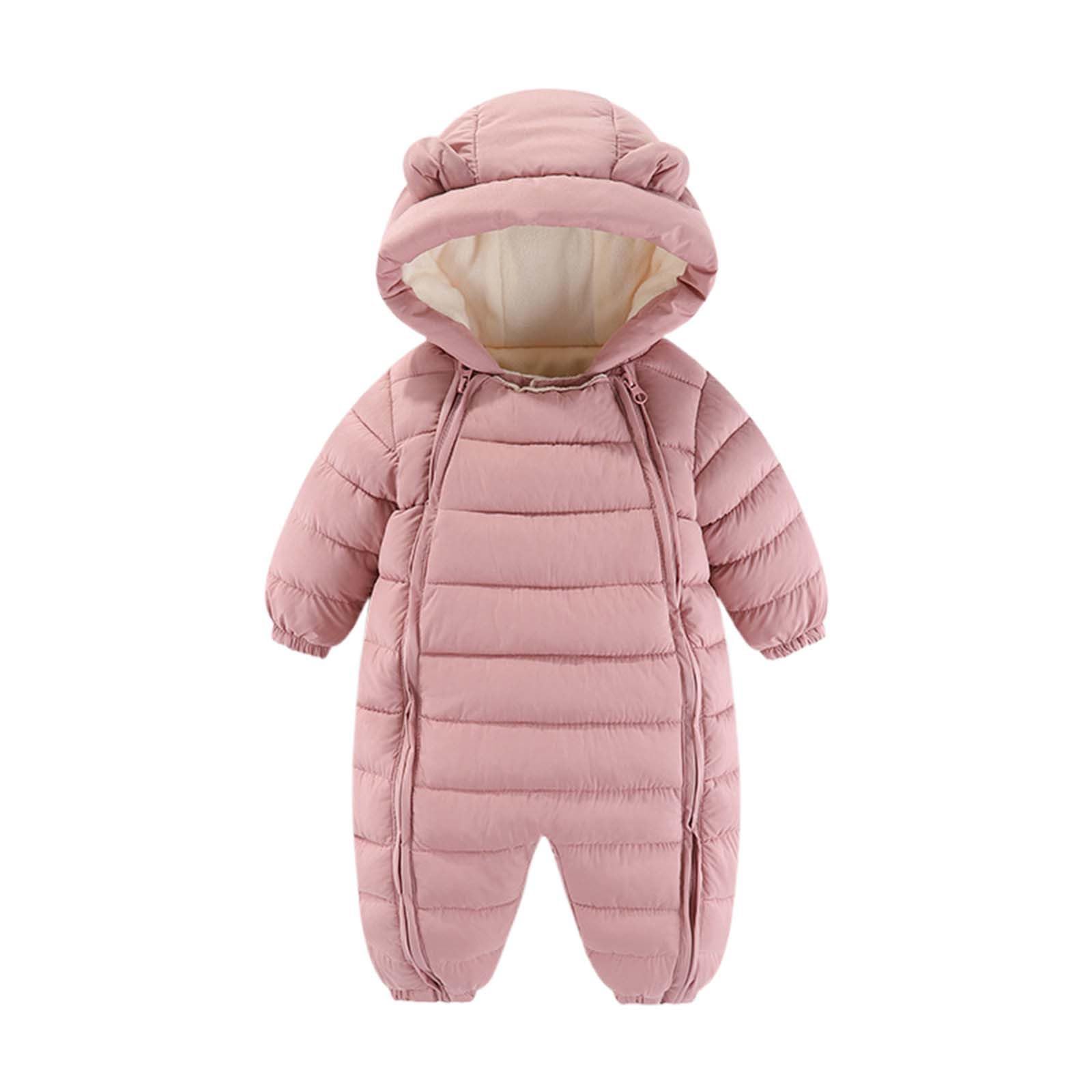 Tuta Invernale Neonato Tuta Da Neve Neonato Pagliaccetto Neonata Tutine Invernali Tutina 6 9 Mesi Termica Muffole Neonati Pigiama Natale Bianca Bambina Caldo Cotone Giubbotto Ciniglia Bambino Sci