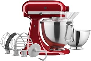 Artisan® Series Tilt-Head Stand Mixer with Premium Accessory Pack KSM195PSCA