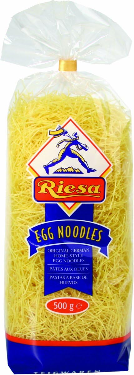 Riesa Thin Egg Noodles, 17.6-Ounce Bags (Pack of 12)