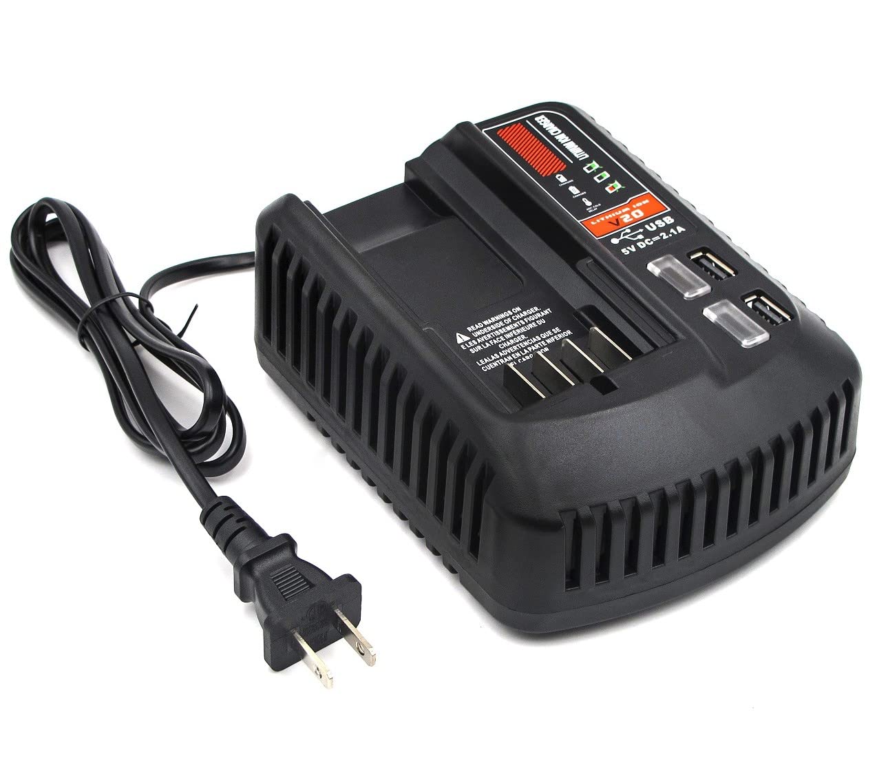CMCB104 20V Battery Fast Charger Compatible with Craftsman 20V V20 Lithium Battery CMCB201 CMCB202 CMCB203 CMCB204