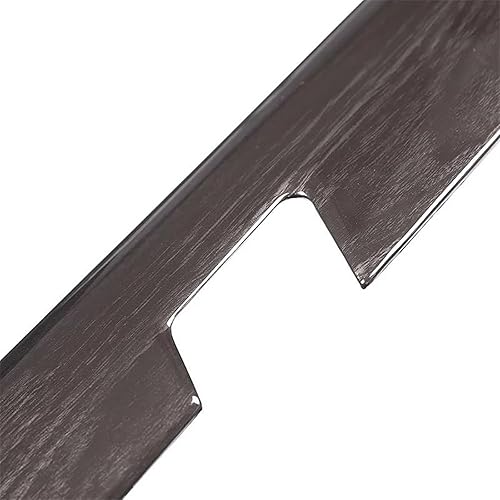 Miniatura 5 de Para Toyota Land Cruiser Prado 150 2010-2018. 4 unids negro grano de madera coche ABS interior puerta decoración panel ajuste