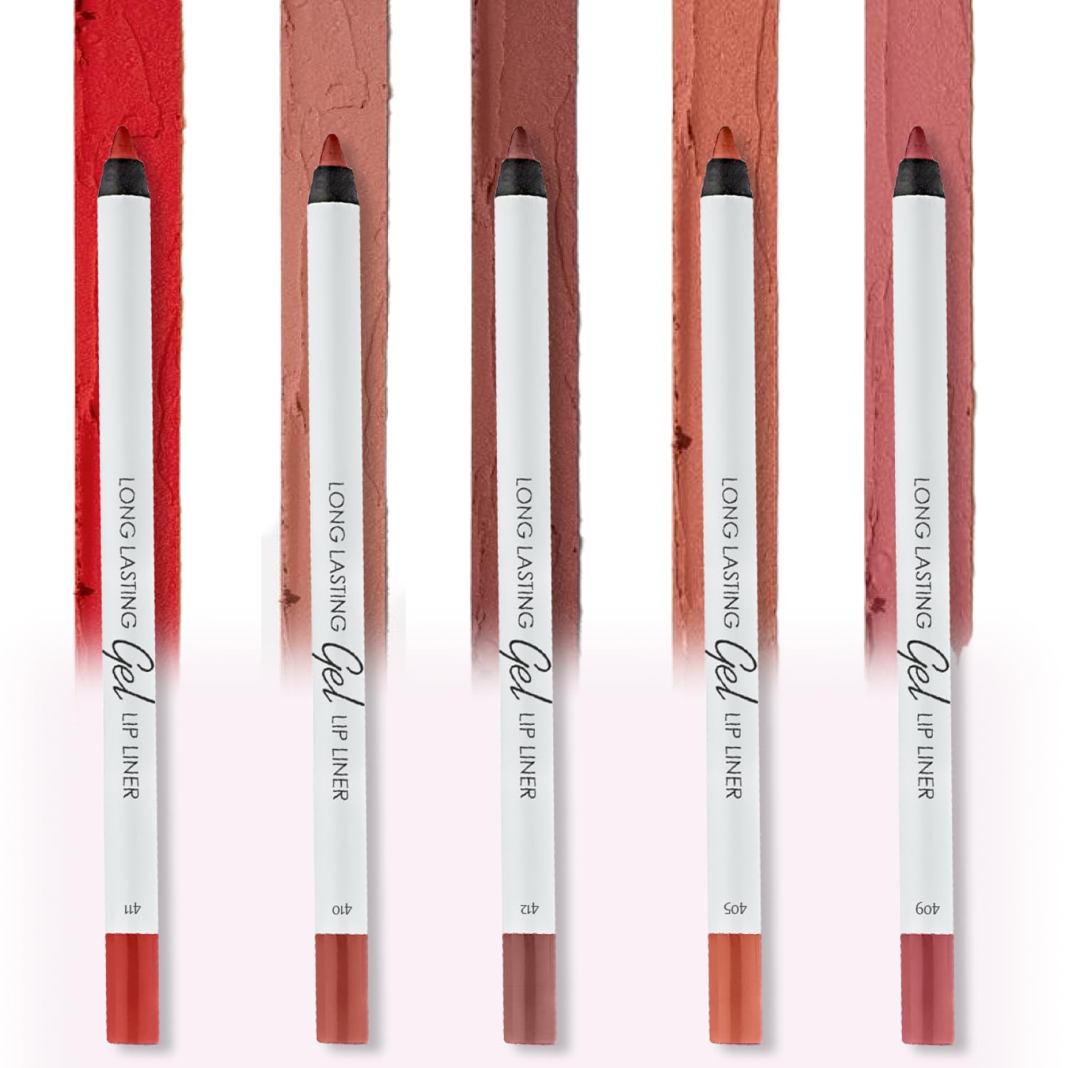 Lamel 5-Pack Lip Liner Set - Waterproof & Long-Lasting -1