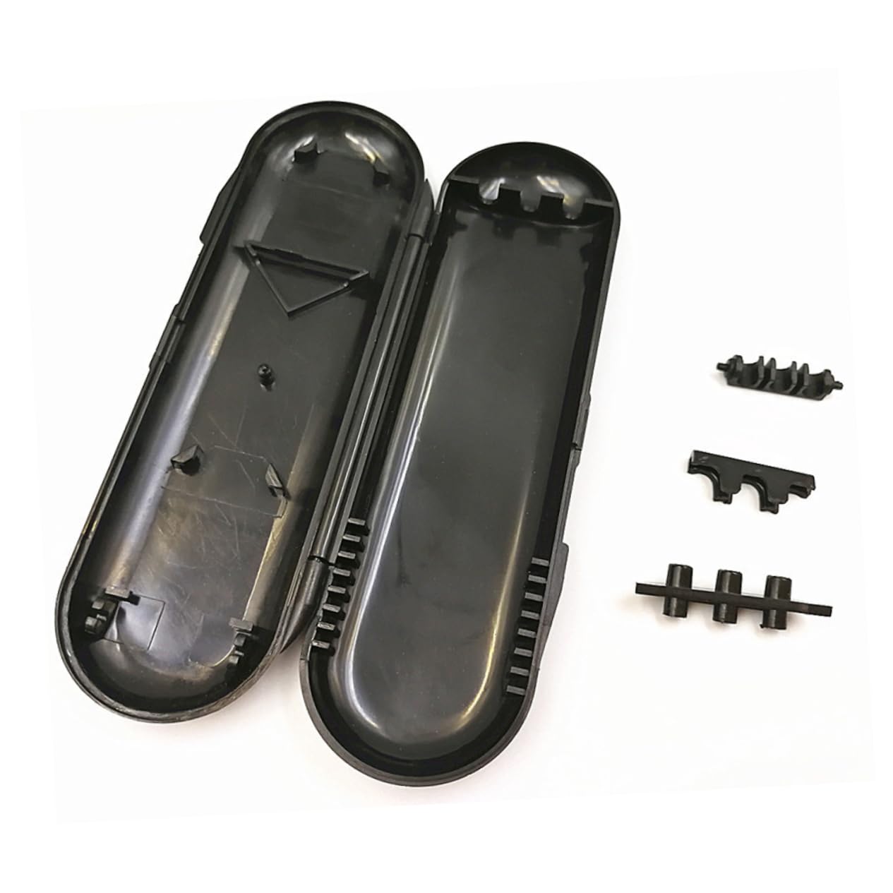 BRIGHTFUFU Darts Holder Case Portable Plastic Rack 2pcs Storage Box Black Strong Material Easy to Use Store Darts