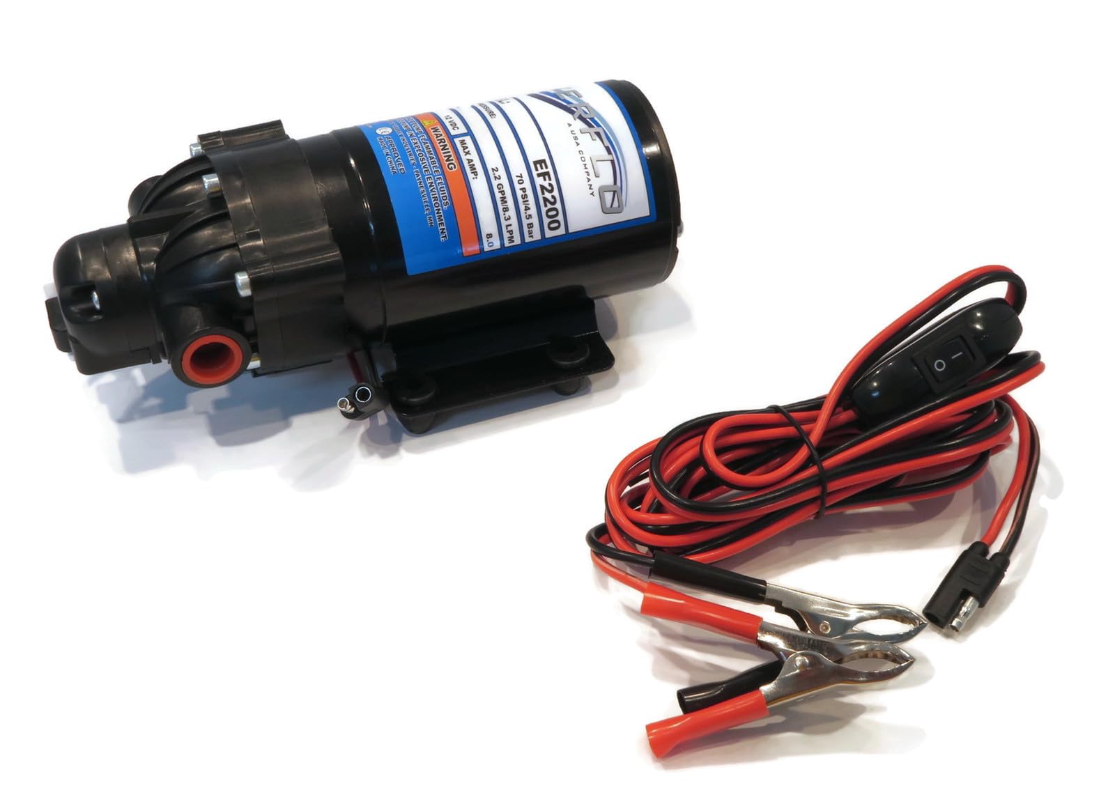 The ROP Shop | Diaphragm Pump w/NPT Ports & Wiring Harness for Everfo EF2200, 12982351