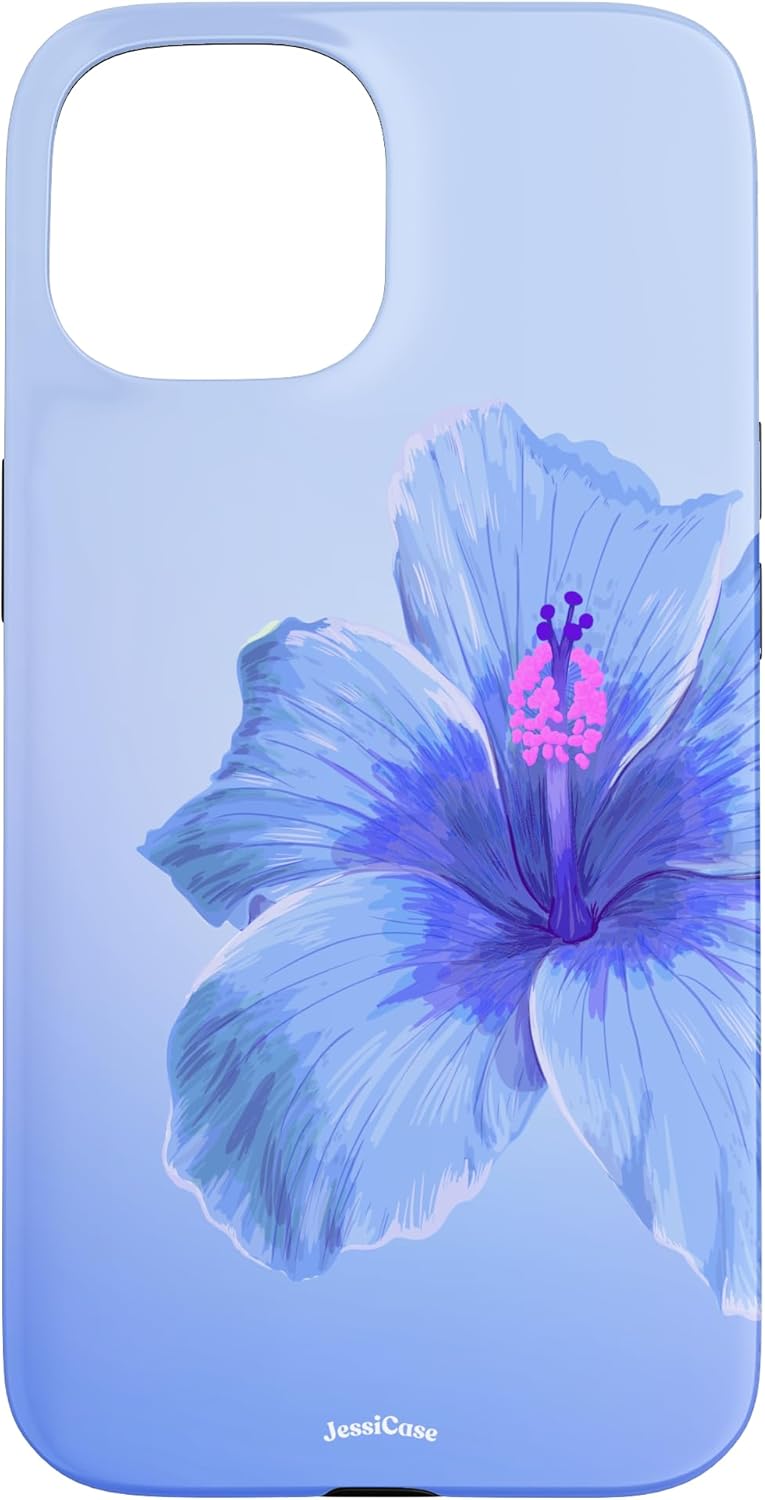 ISLAND FLOWER GIRL BLUE Case for iPhone 14