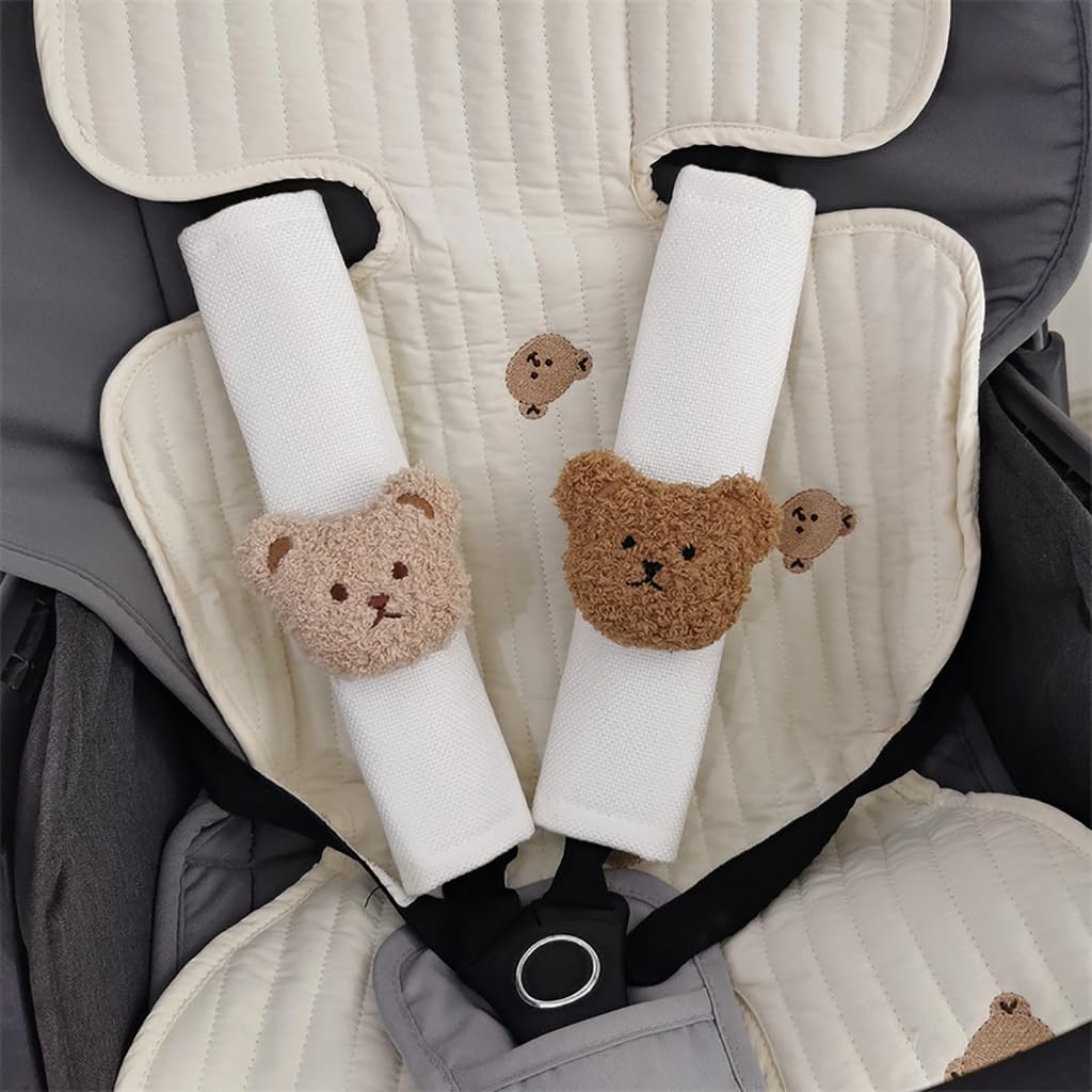 Stroller Armrest Cover Fence Protectors Baby Safety Stroller Seat Belt Cover Pad