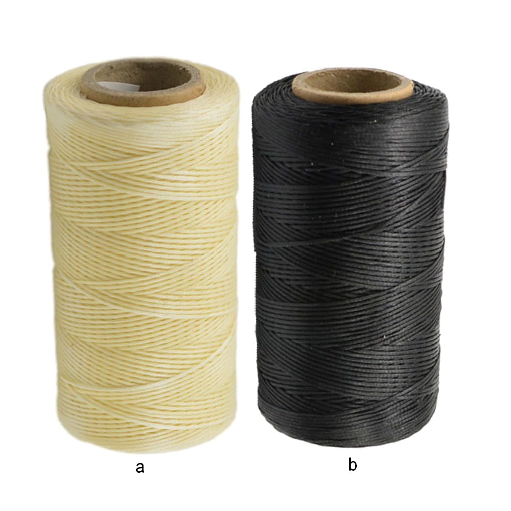 10 set Nähen gewachst Faden Nähen Schnur Schnur Zelt Gepäck Leder Reparatur Hause DIY Handwerk Zubehör für Schneider Beige Küche, Haushalt & Wohnen