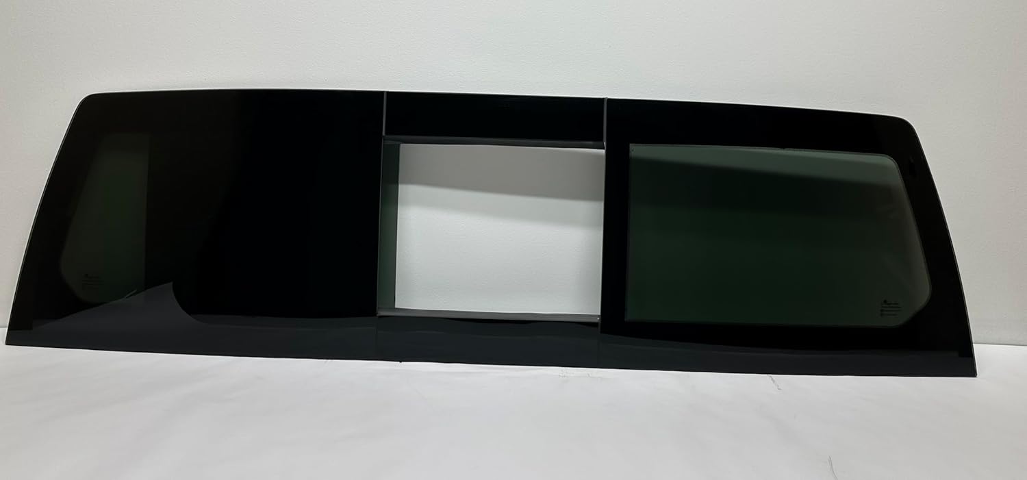 Power Ready Sliding Window Compatible with 2009-2018 Ram Pickup 1500 Models / 2010-2024 Ram Pickup 2500 & 3500 Models / Non-Heated