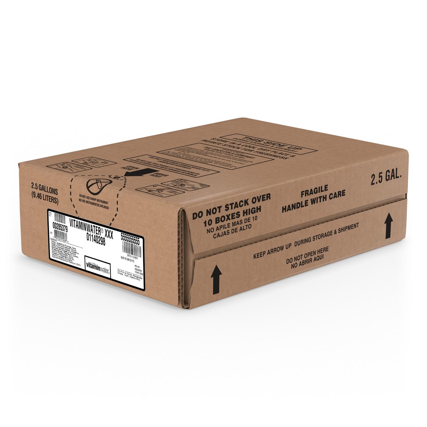 Vitamin Water XXX Syrup Concentrate 2.5 Gallon Bag in Box BIB Acai Blueberry