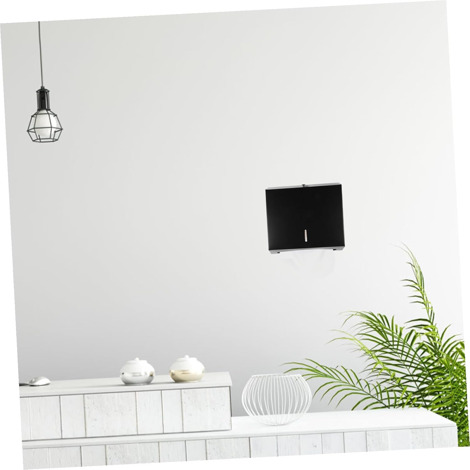 Lurrose Stainless Steel Bathroom Tissue Holder with Strong Adhesive No-Nail Mount Hand Towel Dispenser for Home Hotel Easy Installation Rustproof Organizer for Tiles and Cabinets