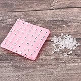 TIKATARER Ear Stud, 98pcs Metal Stud Cap Tour Garcing Garcing Herramientas Pendientes Accesorios de Joyería Conjunto de Joyas