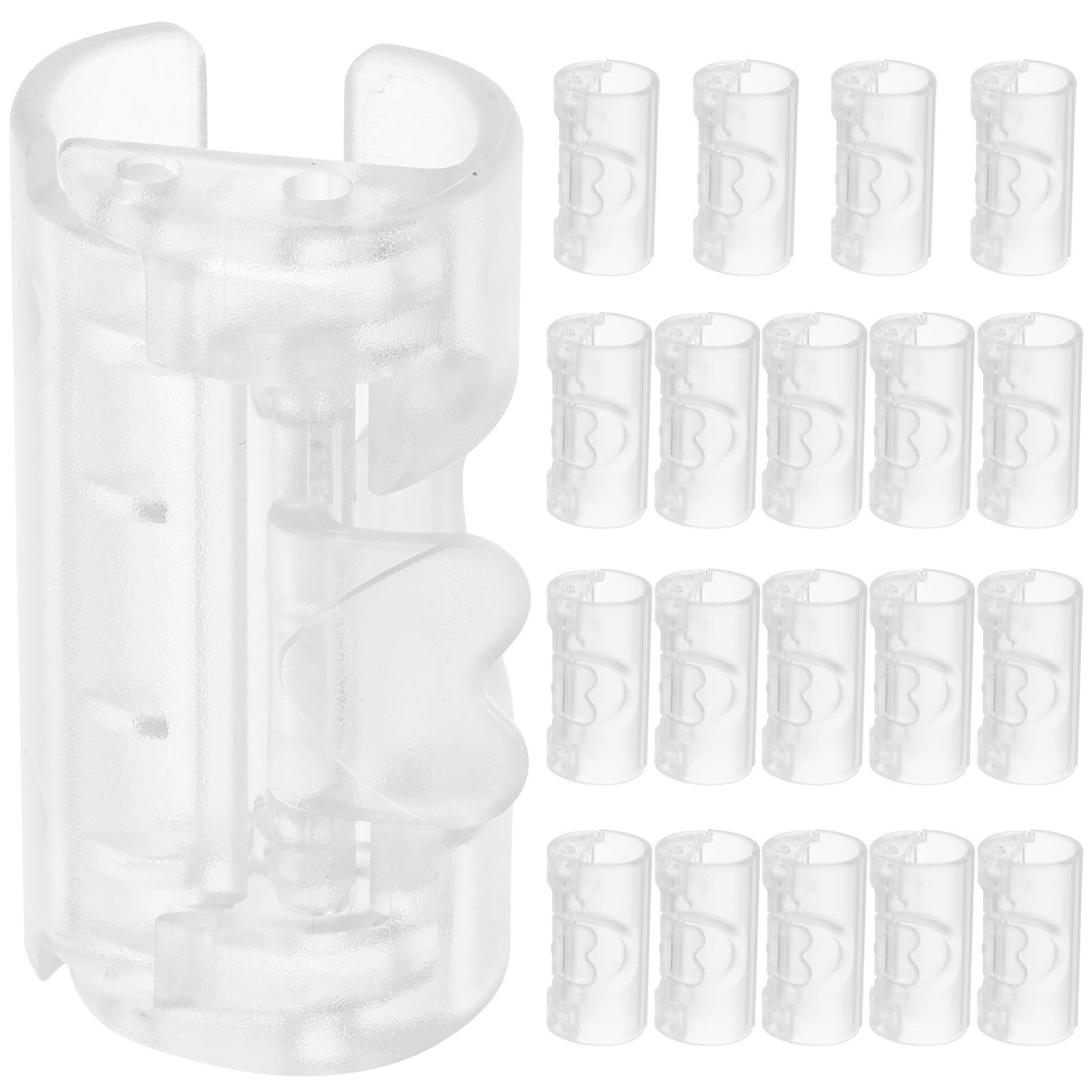ABOOFAN 100 STK Blatthalter Fixierer Erdung Verschlüsse Quilt-befestigungsclips Sofamatten-Clips Anti-rutsch-Clips Bettdecke Teppich Bettlaken-Clips Festsetzung Innen Transparent Abs