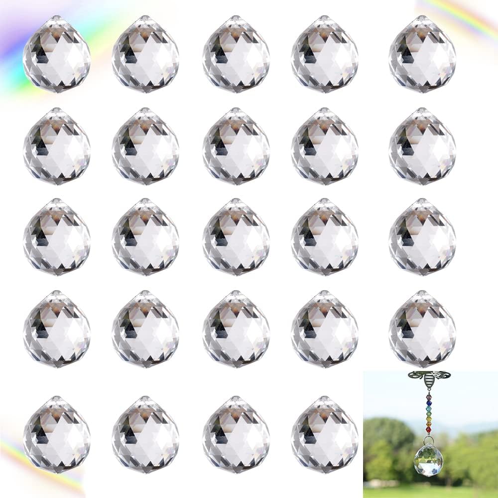 Merrynine Transparante kristallen bolprisma zonlicht vangt regenboog hanger fabrikant, gebruikt voor hangende kristallen prisma in ramen, feng shui en geschenken Merrynine Transparante kristallen bolprisma zonlicht vangt regenboog hanger fabrikant, gebruikt voor hangende kristallen prisma in ramen, feng shui en geschenken