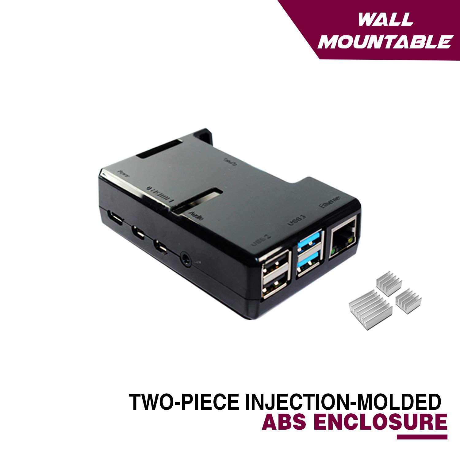 sb components Raspberry Pi 4 Starter Kit (Raspberry Pi 4 Modello B 2GB, Chiaro Accesso Protettivo a tutte le Porte, Alimentatore, Cavo Micro HDMI e Scheda MicroSD da 128 GB)