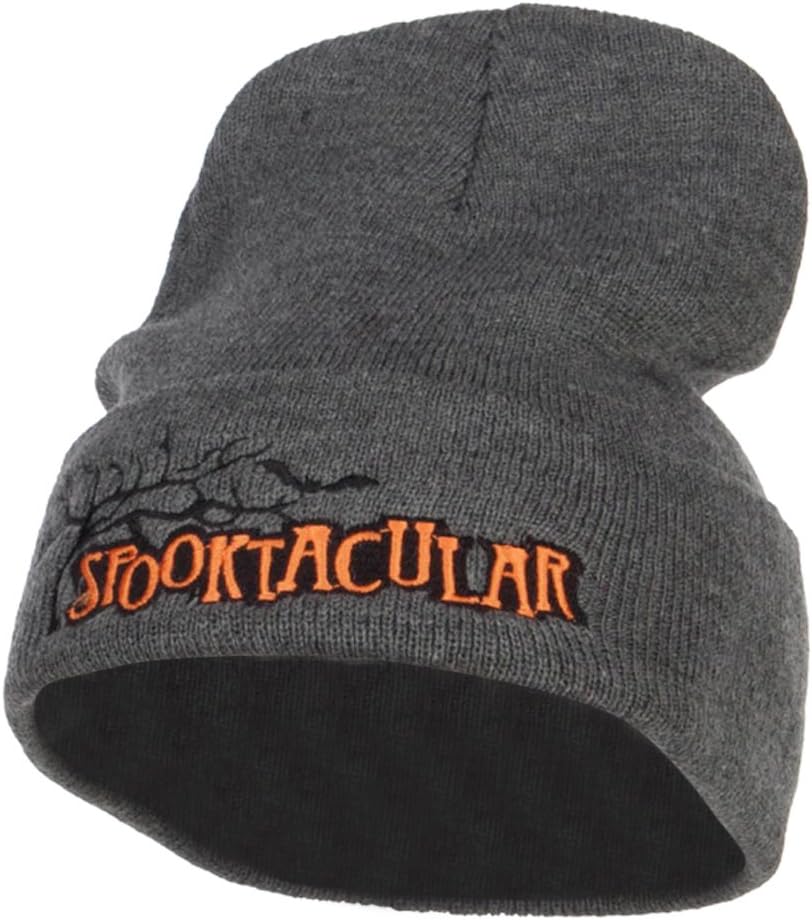 e4Hats.com Halloween Spooktacular Embroidered Long Beanie