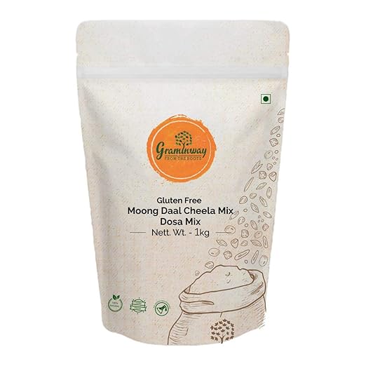 Graminway Moong Daal Cheela Mix/ Dosa Mix, 1 KG