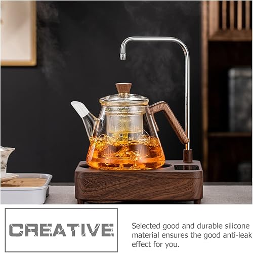 Miniatura 8 de Kichvoe 3 fundas de silicona para boquilla de tetera, a prueba de goteo, a prueba de fugas, protectores de boquilla de tetera, tetera, cafetera y