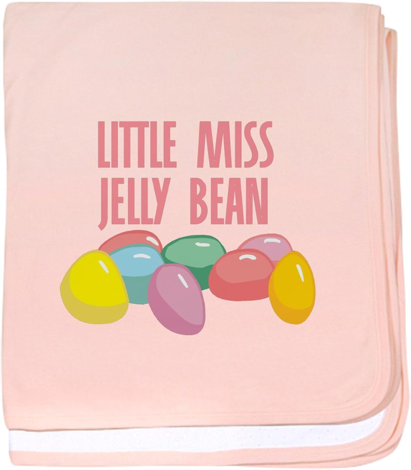 CafePress Little Miss Jelly Bean Baby Blanket, Super Soft Newborn Swaddle