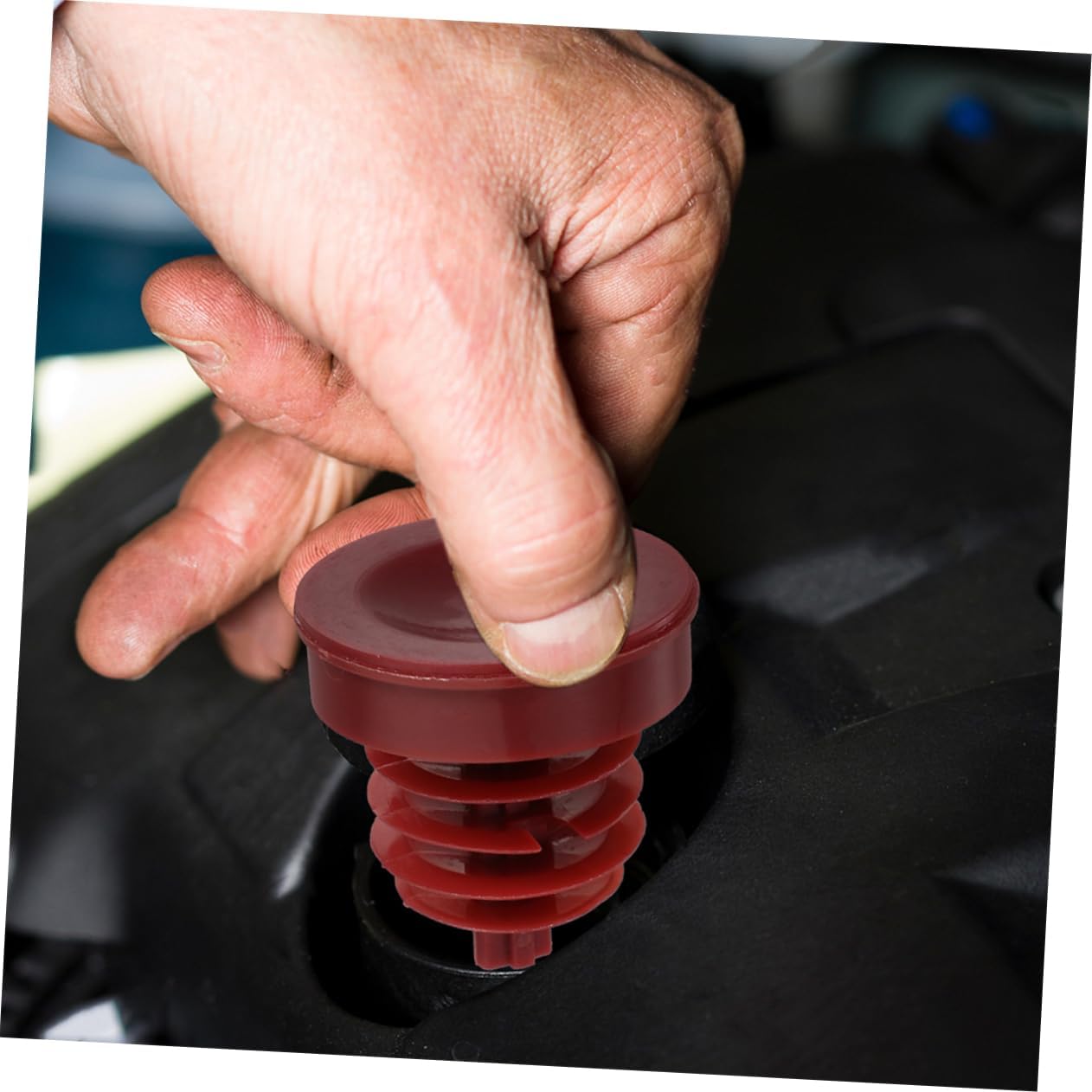 Auto Power Steering Reservoir Cap Universal Fit for Cars Leakproof Design Easy to Install
