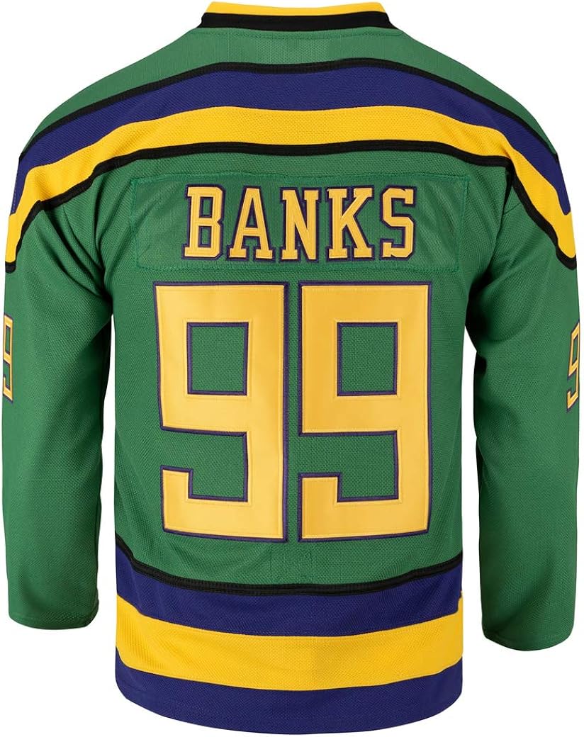 Youth Ducks Movie Shirts Ice Hockey Jersey : Clothing, Shoes & Jewelry
