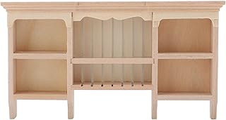 YEmirth 1 12 Dollhouse Furniture Wooden Dollhouse Storage Cabinet Wall Dollhouse Miniature Furniture DIY Dollhouse Accessories Dollhouse Furniture(B2)