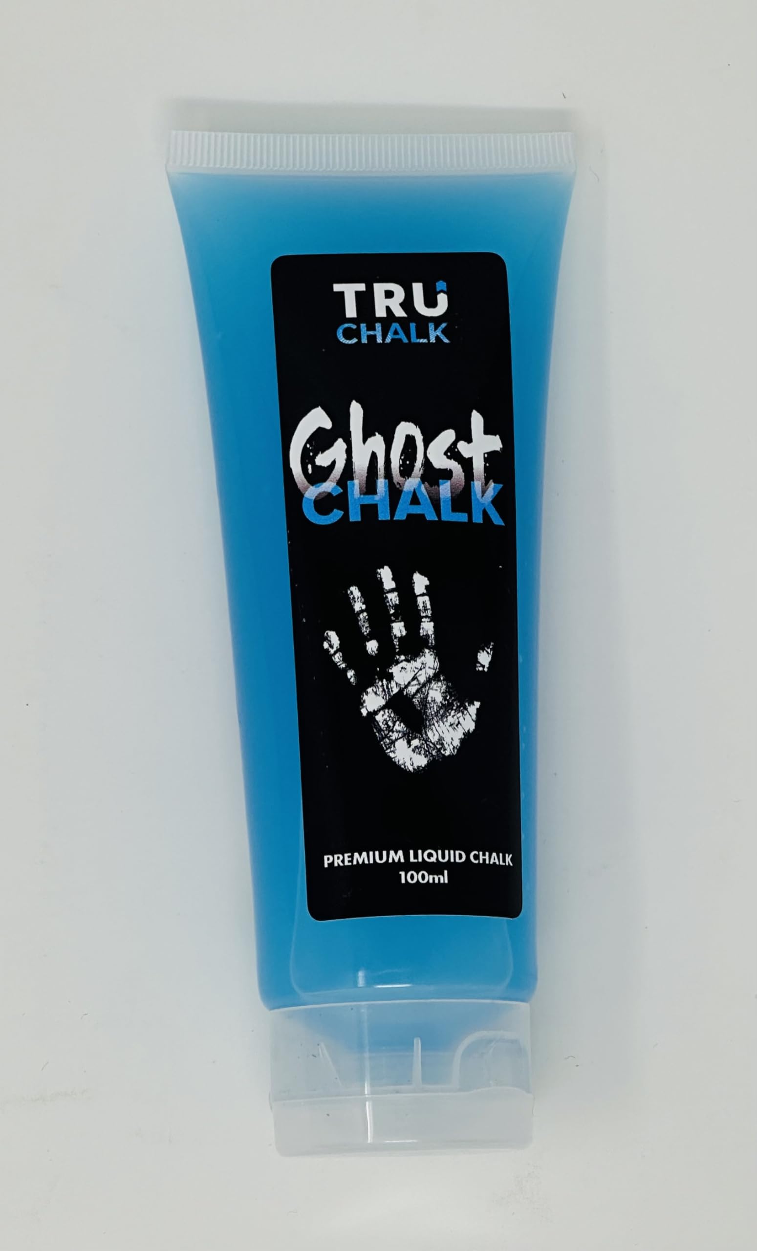 GhostChalk by TruChalk 100ml Bottle All Grip No Slip Clear Liquid Chalk for Obstacles, Gymnastics, Rock Climbing, Crossfit, and Weightlifting. Sweat Resistant and Long-Lasting Grip Strength.