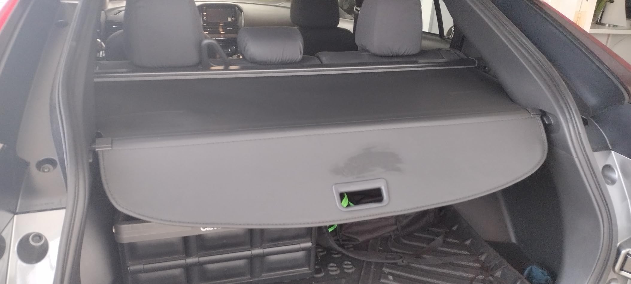 Photo 1 of ***SIMILAR ***Powerty Retractable Cargo Cover for 2018-2026 Mitsubishi Eclipse Cross, Canvas Texture Trunk Cover Privacy Screen Rear Security Shade for Eclipse Cross Accessories
