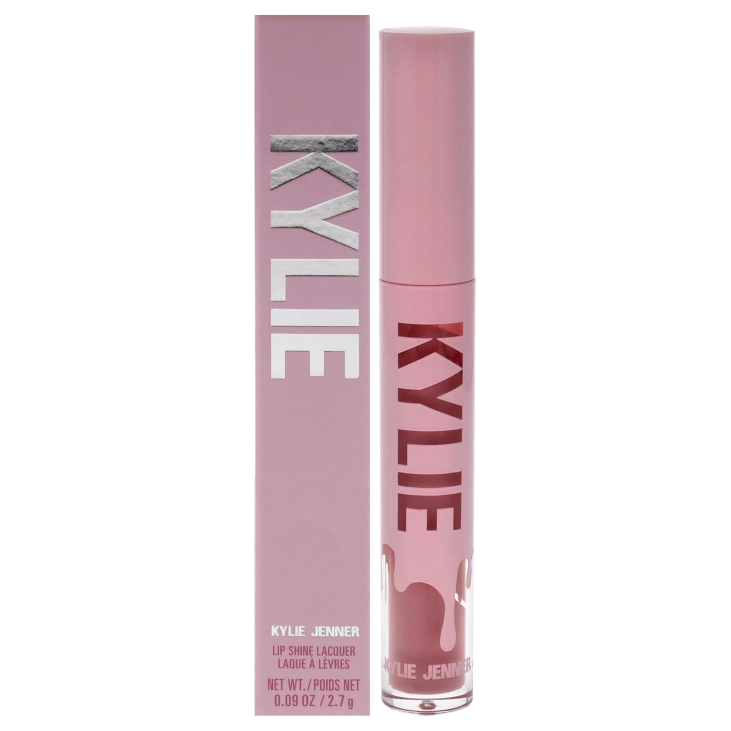 Kylie Cosmetics Lip Shine Lacquer – 340 90s Baby for Women – 0.09 oz Lipstick