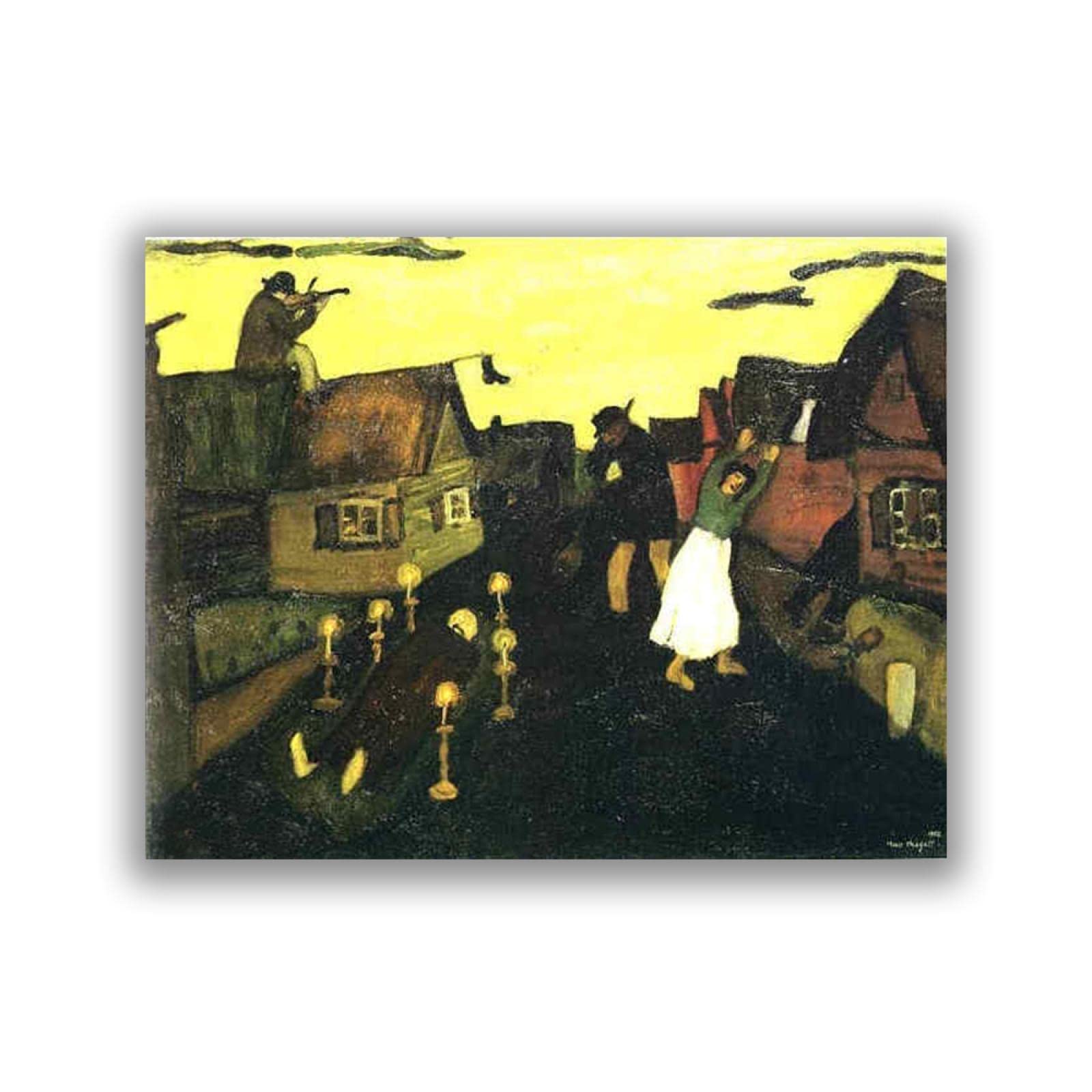 マルク・シャガール 版画 マルク・シャガール 「恋人たちの空」 | | アトリエ・ブランカ