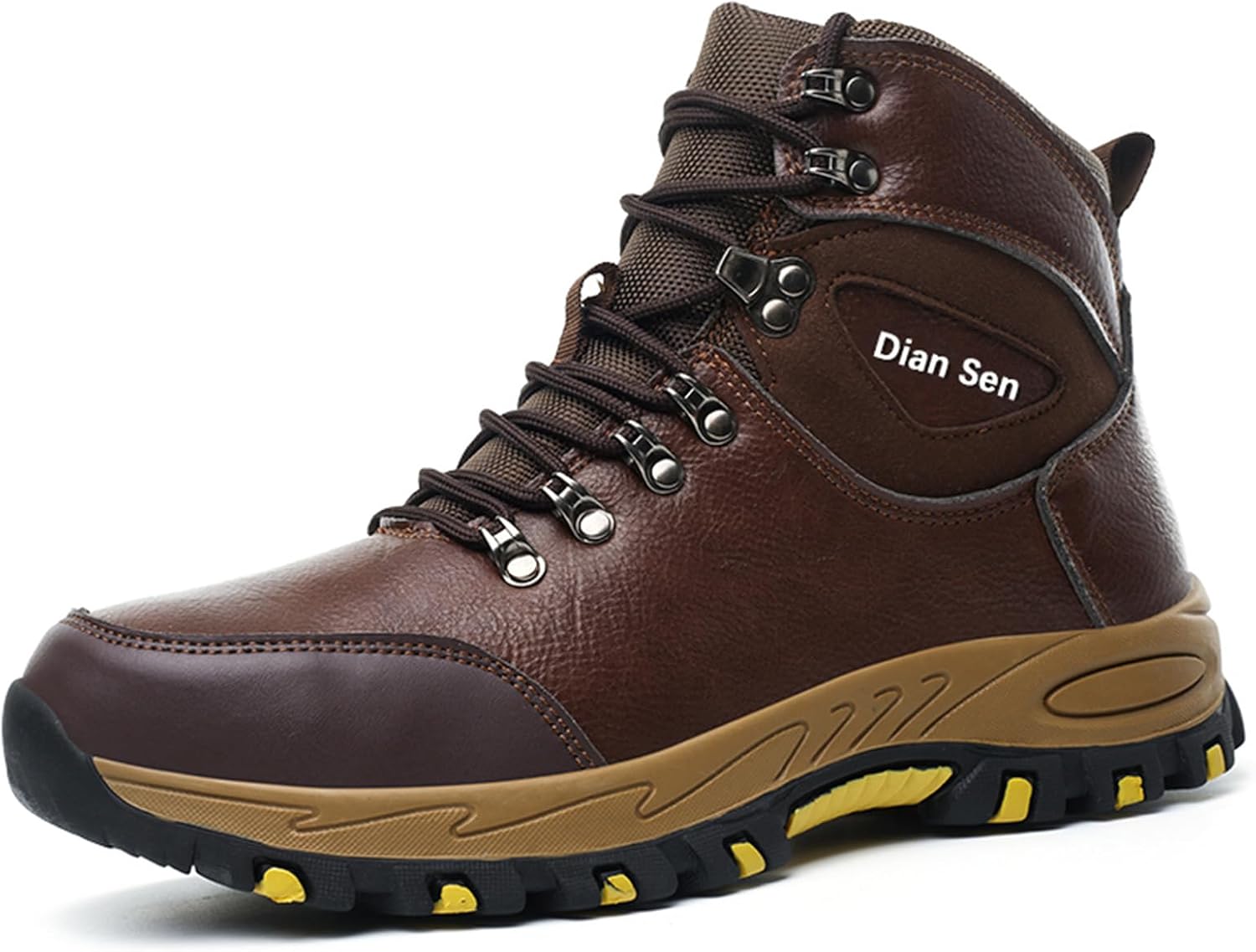 Steel Toe Boots for Men,Comfortable Water Resistant Work Boots,Non Slip Lightweight Puncture Proof, Indestructible Construction Shoes