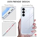 TheGiftKart Ultra-Hybrid Crystal Clear Back Case Cover for Samsung Galaxy S25 Plus 5G | Shockproof Design | Hard Back Cover Case for Samsung Galaxy S25 Plus 5G (PC & TPU, Transparent) gallery image