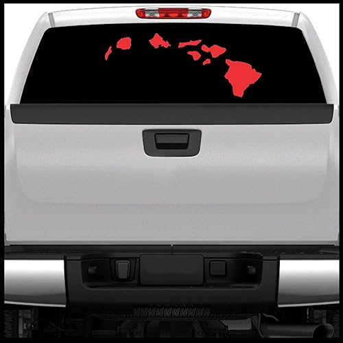 Miniatura 6 de Adhesivo adhesivo para ventana de las islas hawaianas Hawaii  Hi Car, camión, ventana, parachoques, pared, vinilo para vehículos grandes 808 Life
