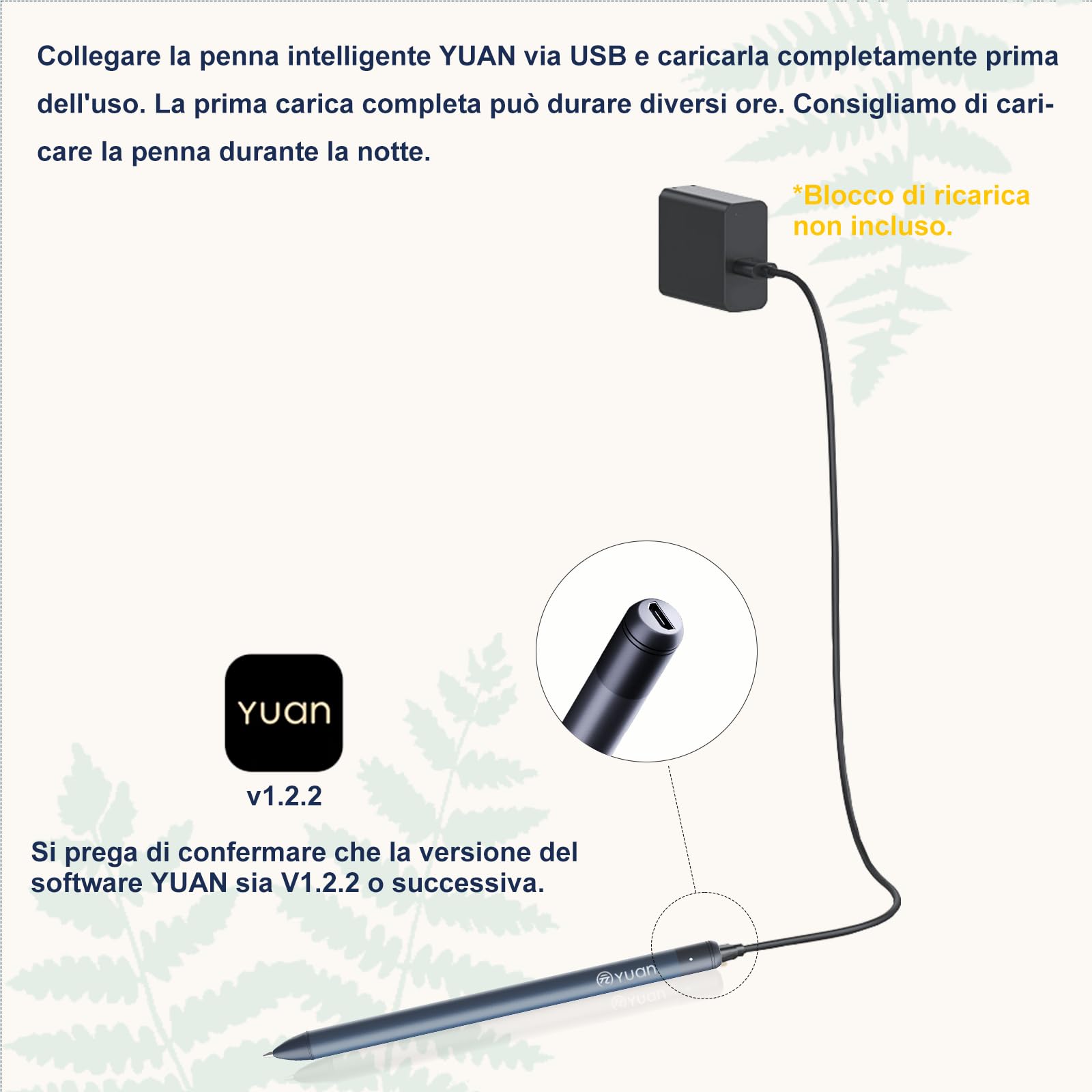 Yuan Smart Writing Set, Smart Notebook con Smart Pen, Taccuino Smart, blu marino, Taccuino Digitale Intelligente da 187 pagine - scrittura su carta reale con elaborazione digitale