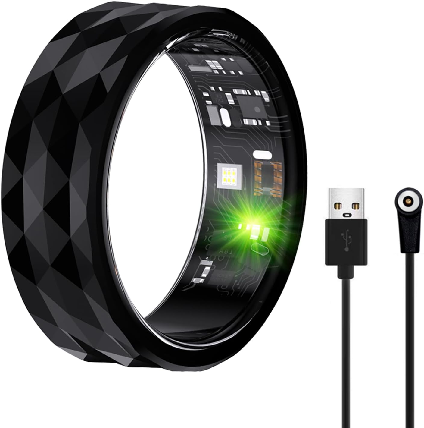 Smart Ring with health tracking, IP68 waterproof