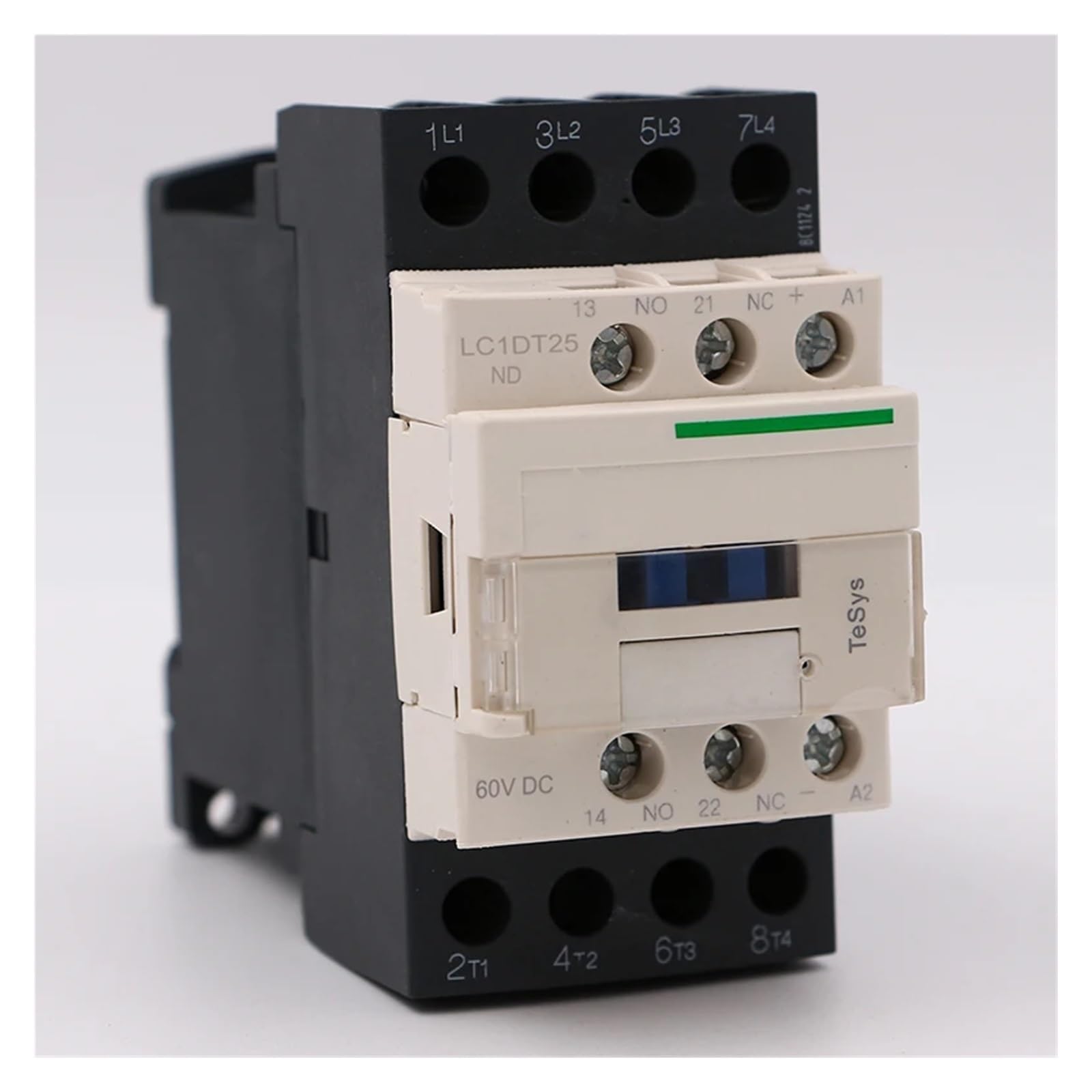 PEQYUACTE LC1DT25ND DC electromagnetic contactor 4P 4NO LC1-DT25ND 25A 60V DC Coil