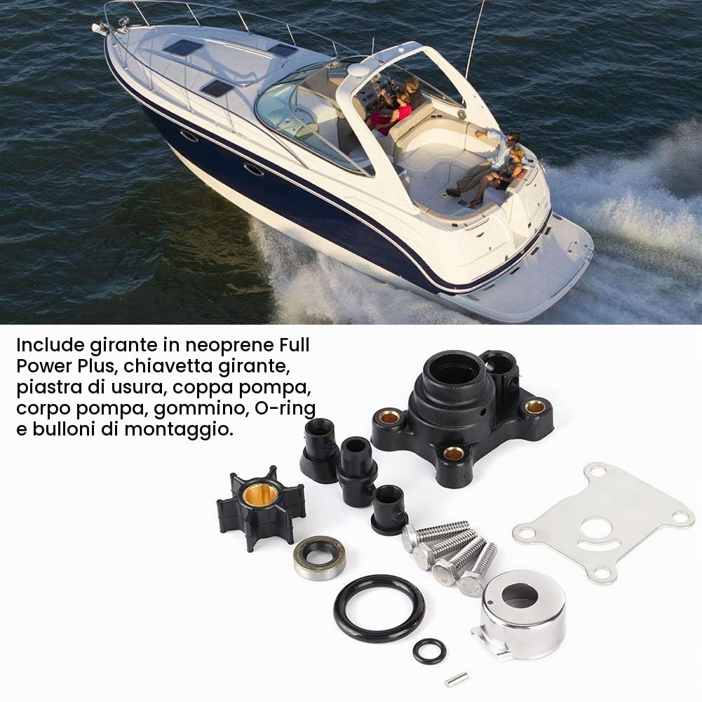 Kit di Riparazione della Pompa Dell'acqua della Girante Adatto per Evinrude 9.9hp 15hp 394711 0394711 Kit di Riparazione Dell'acqua per Raccordi della Pompa Dell'acqua del