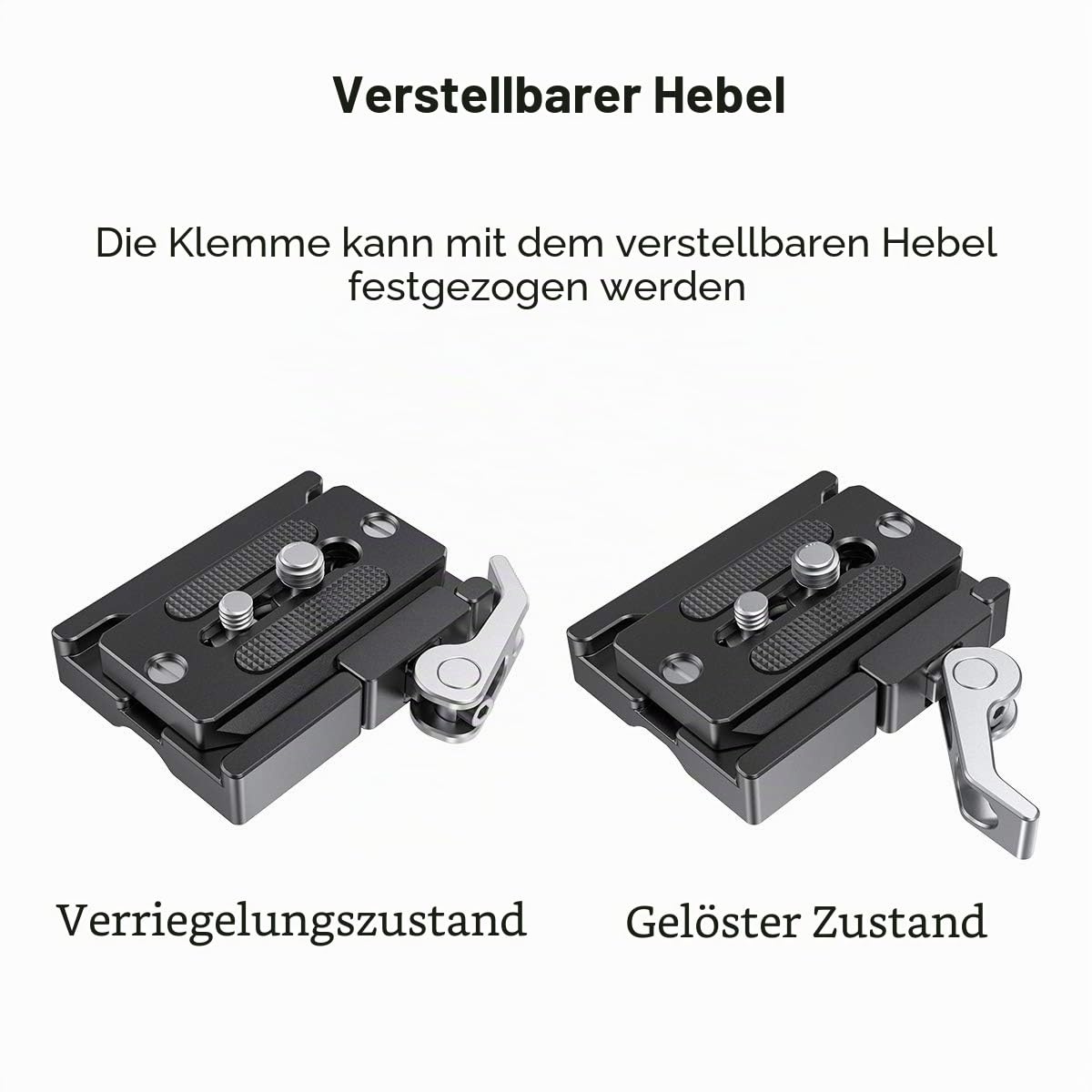 SMALLRIG Quick Release Clamp Und Platte für Arca Swiss Standard - 2144B