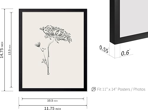 Miniatura 195 de Poster Master Póster de peonías – Estampado de flores retro – Ilustración floral – Ilustración en blanco y negro – Diseño de línea y abstracto –