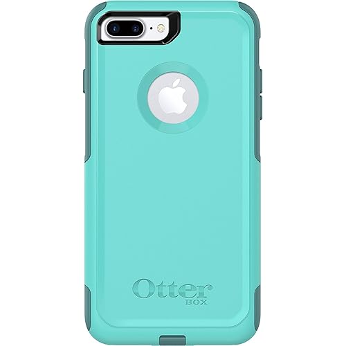 OtterBox Commuter Series Case for iPhone 8 Plus & iPhone 7 Plus (Only) - Non-Retail Packaging - Aqua Mint Way