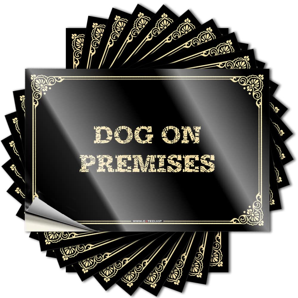 Snarky Decals, Teen Boy Bedroom Decor Hard Dog On Premises | Funny Quote Beer Decals(8X12CM)