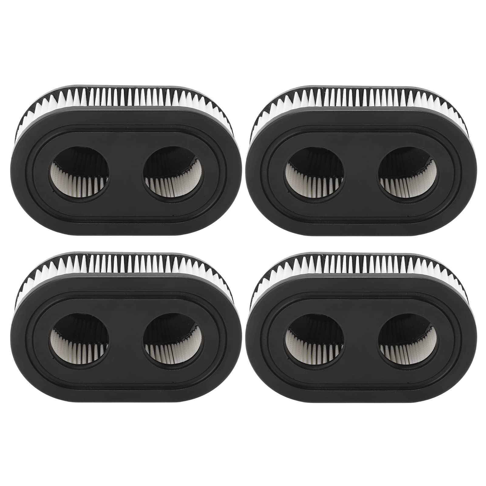 593260 Filtro 'aria, Cartuccia del Filtro 'aria in Gomma per Filtro del Tosaerba 4 Pezzi di Ricambio del Filtro del Tosaerba 798452 593260 per 500EX 550EX