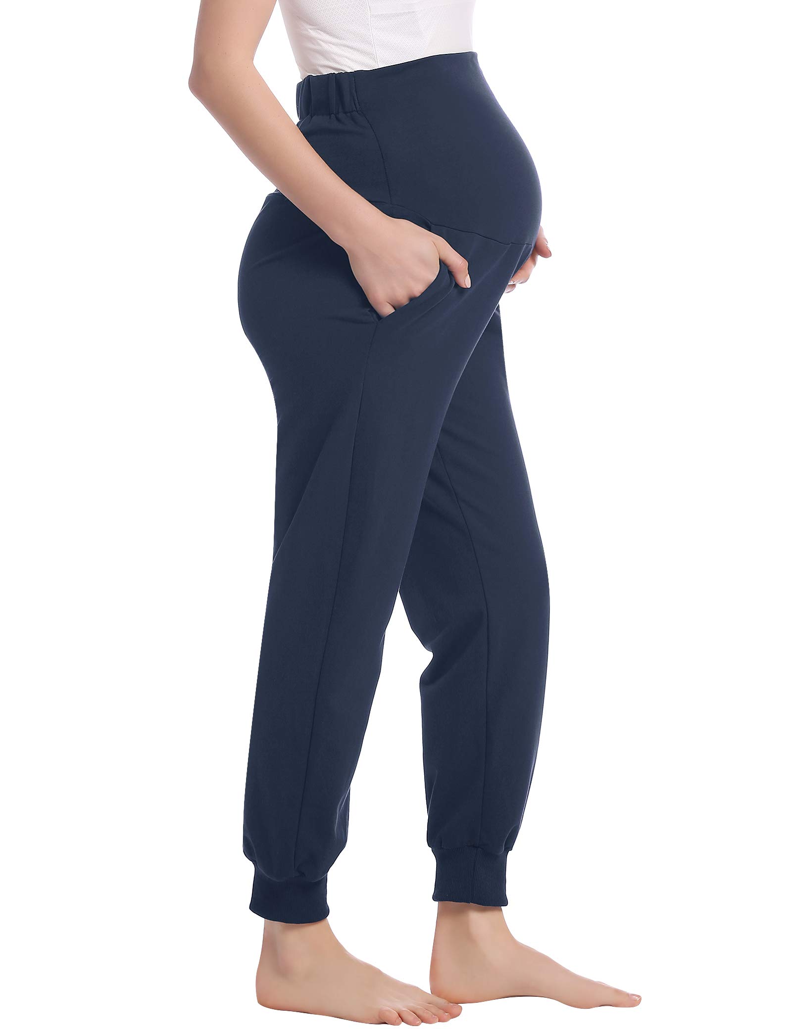 Women's Cotton Maternity Jogger Pants